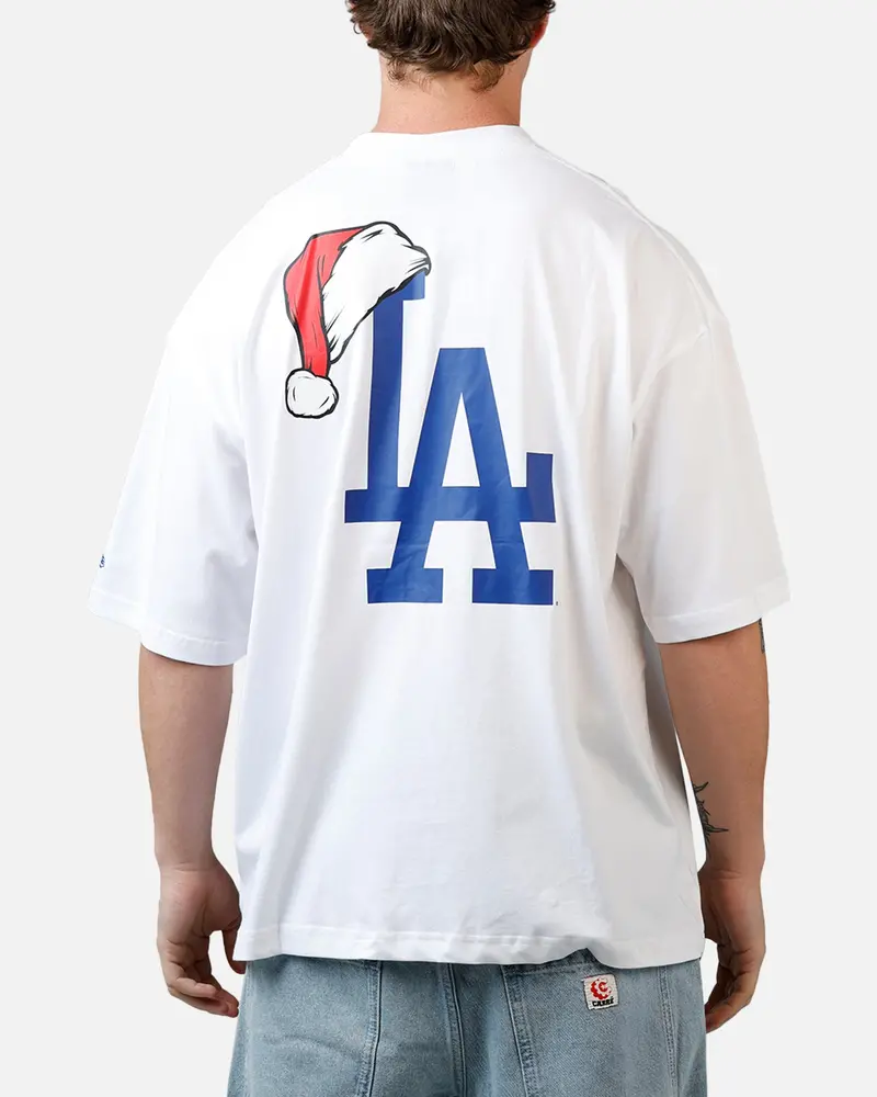 New Era Los Angeles Dodgers 'All I Want For Christmas' Santa T-Shirt White 1