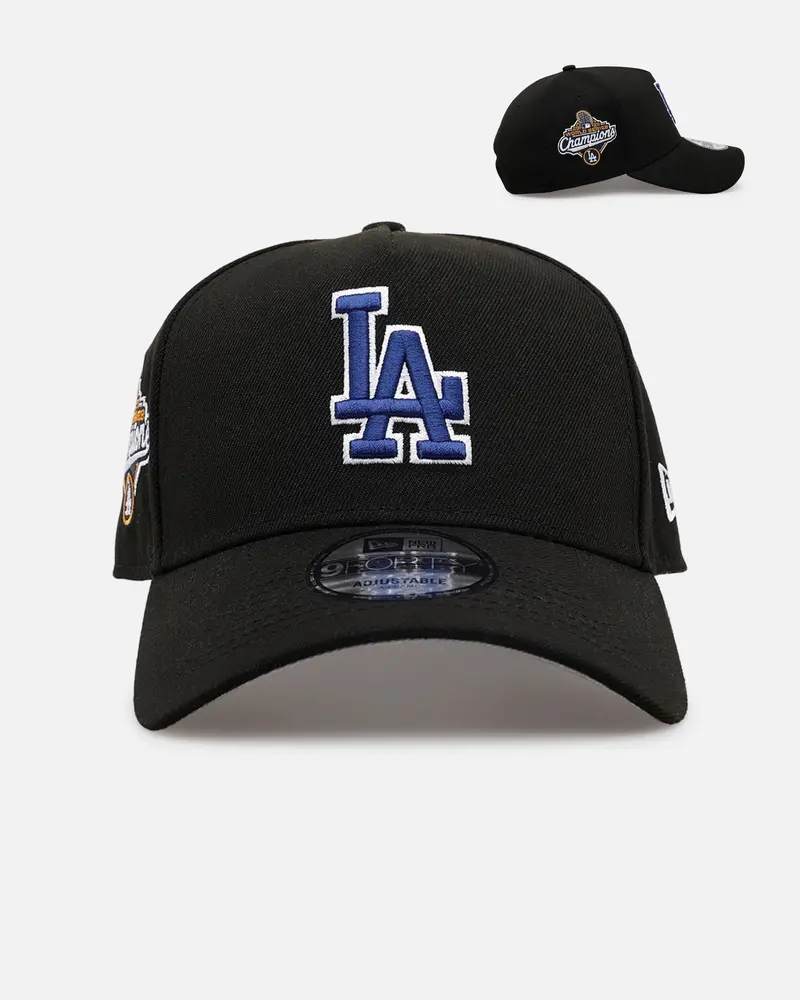 New Era Los Angeles Dodgers 'Black And Team Color' 9Forty A-Frame Snapback Black/Official Team Color 1