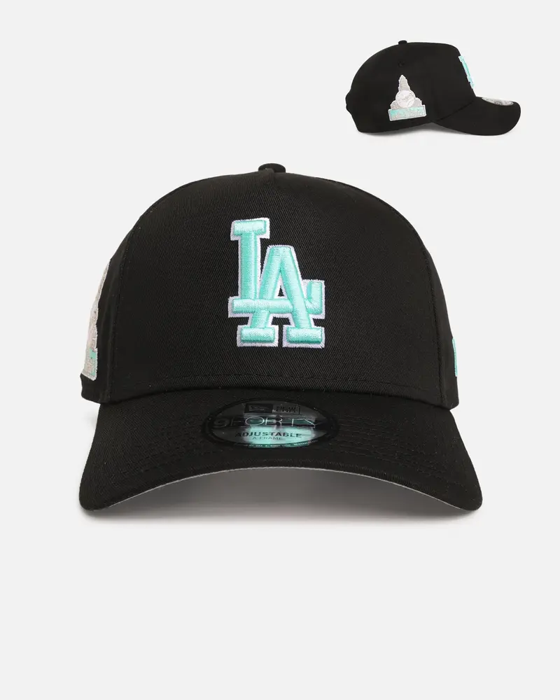New Era Los Angeles Dodgers 'Black Aqua' 9Forty A-Frame Snapback Black/Aqua 1