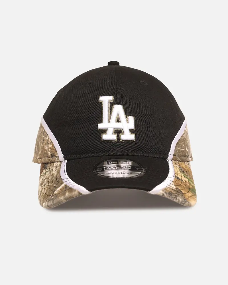 New Era Los Angeles Dodgers 'Black Realtree' 9Twenty Strapback Black/Realtree 1