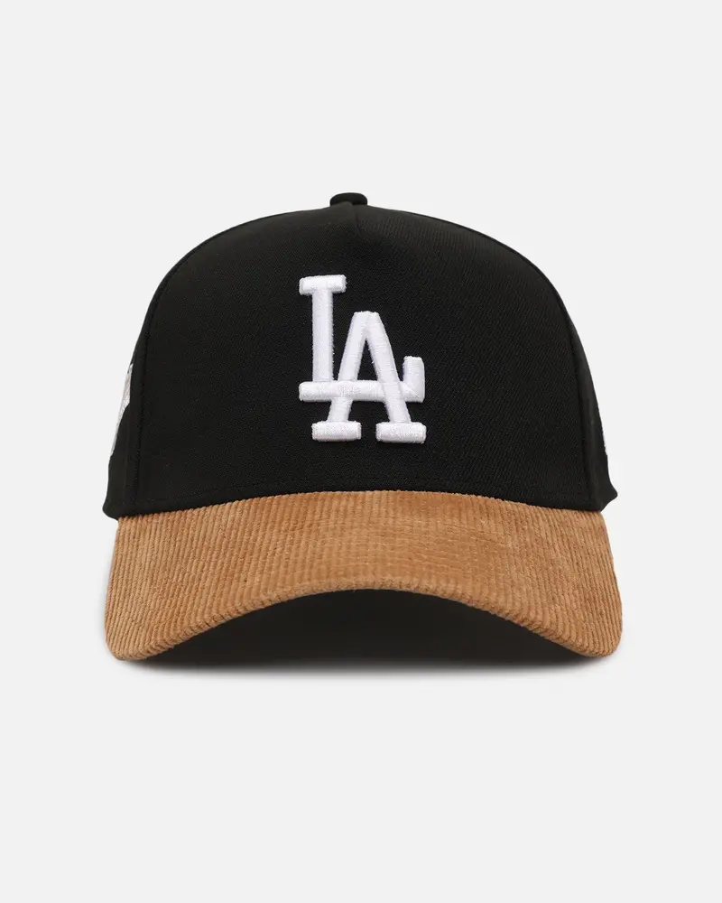 New Era Los Angeles Dodgers 'Black Wheat' 39Thirty A-Frame Stretch Fit Black/Wheat 1