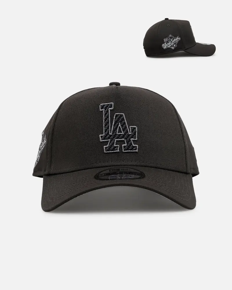 New Era Los Angeles Dodgers 'Carbon Weave' 9Forty A-Frame Snapback Black 1