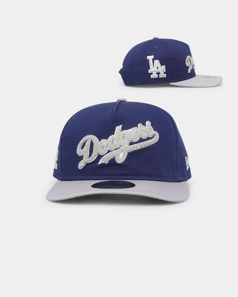 New Era Los Angeles Dodgers 'Chenille' Golfer Snapback Light Royal 1