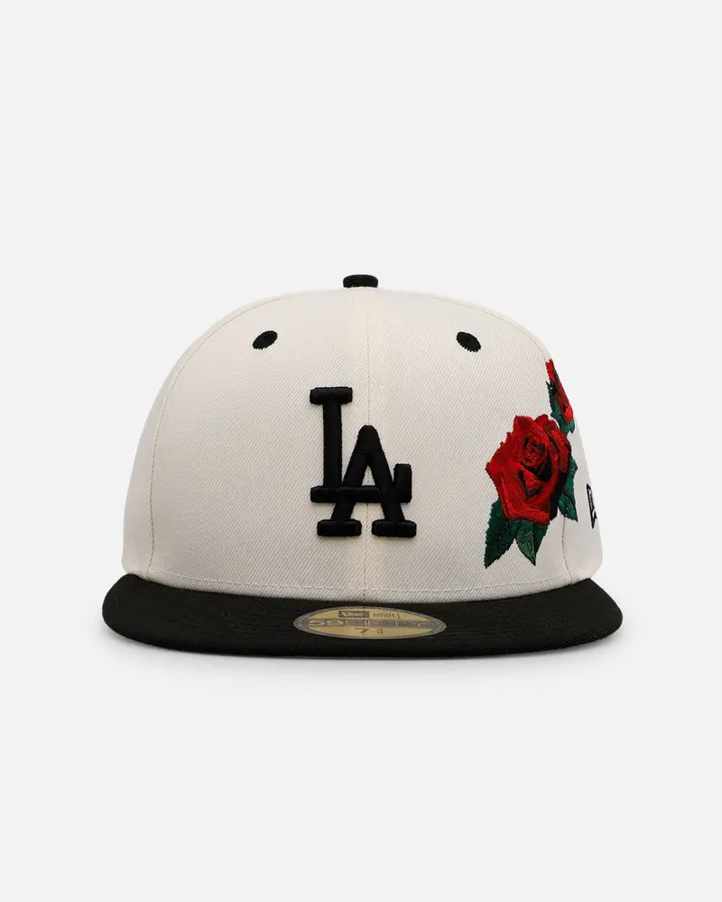 New Era Los Angeles Dodgers 'Chrome Black Roses' 59Fifty Fitted Chrome/Black 1