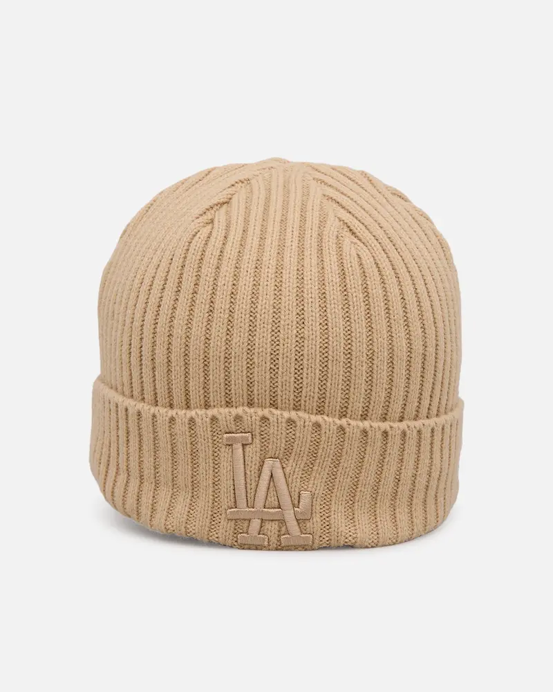 New Era Los Angeles Dodgers 'Color Pack' Beanie Tan 1