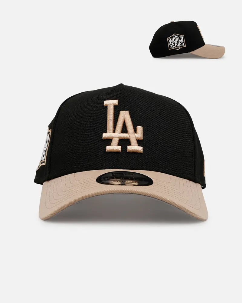 New Era Los Angeles Dodgers 'Desert Nights' 9Forty A-Frame Snapback Black/Camel 1