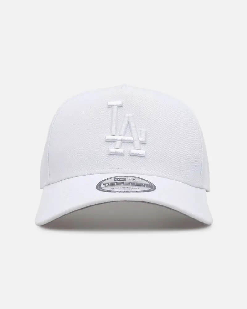 New Era Los Angeles Dodgers 'Easy White' 9Forty A-Frame Snapback White/White 1