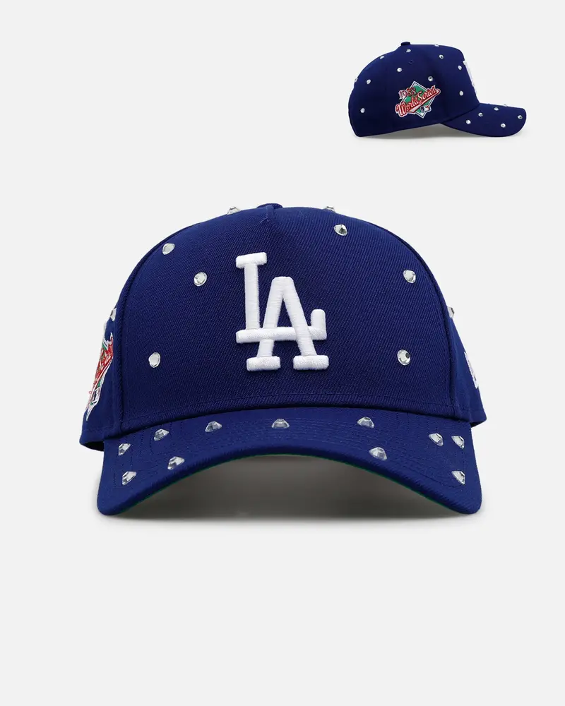 New Era Los Angeles Dodgers 'Embellishment' 9Forty A-Frame Snapback Dark Royal 1