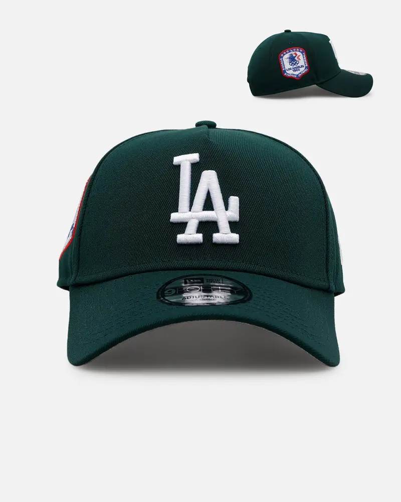 New Era Los Angeles Dodgers 'Evergreen' 9Forty A-Frame Snapback Dark Green 1