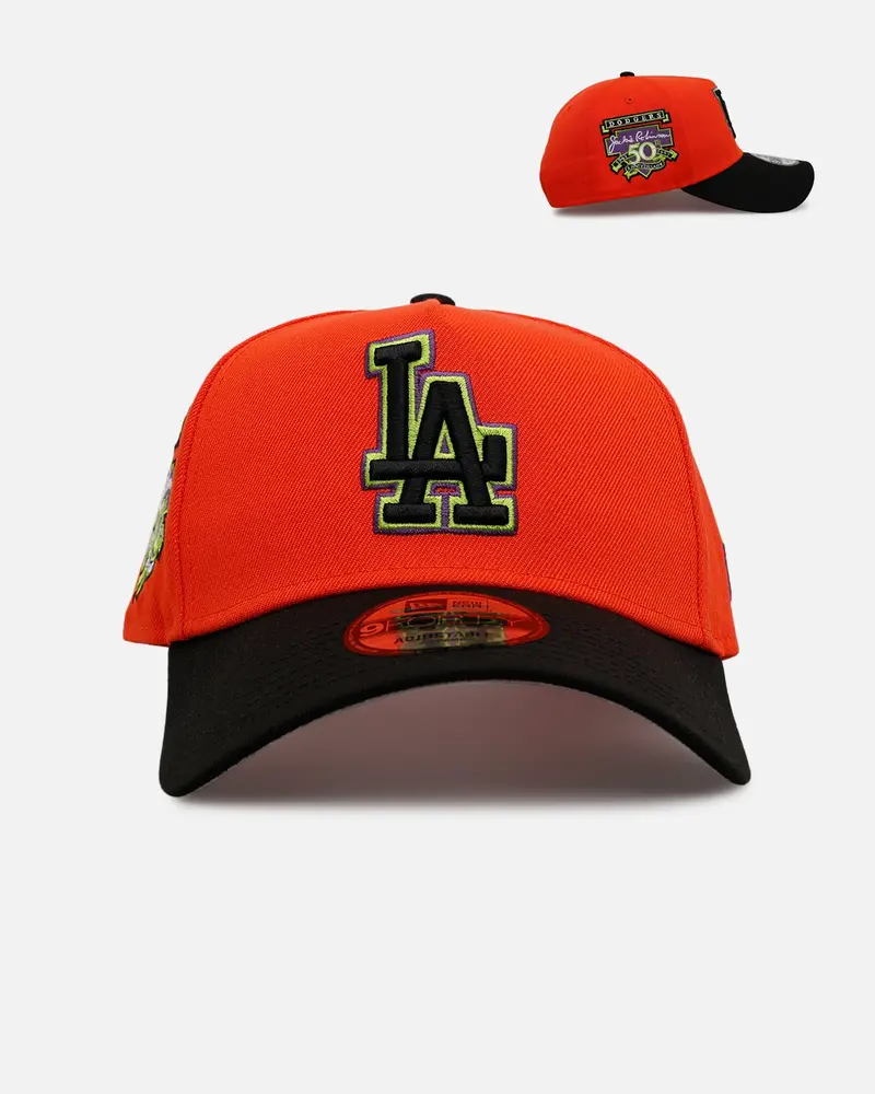 New Era Los Angeles Dodgers 'Halloween' 9Forty A-Frame Snapback Orange/Black 1