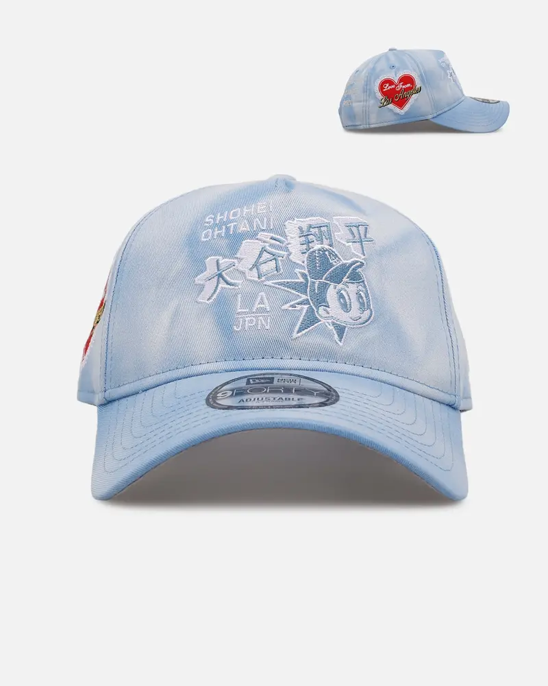 New Era Los Angeles Dodgers 'Hopeless Romantic' Ohtani 9Forty A-Frame Snapback Sky Blue 1