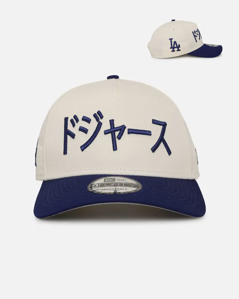 New Era Los Angeles Dodgers "Japan Pack" Katakana 9Forty A-Frame Snapback White 1