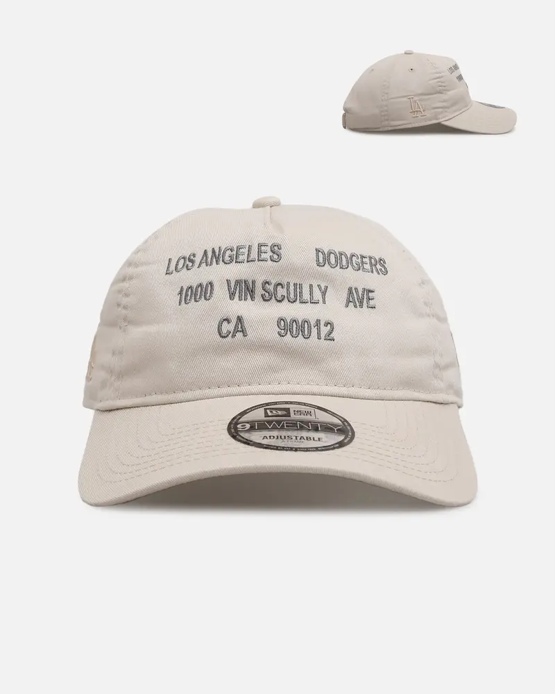 New Era Los Angeles Dodgers 'Location' 9Twenty Strapback Cream 1