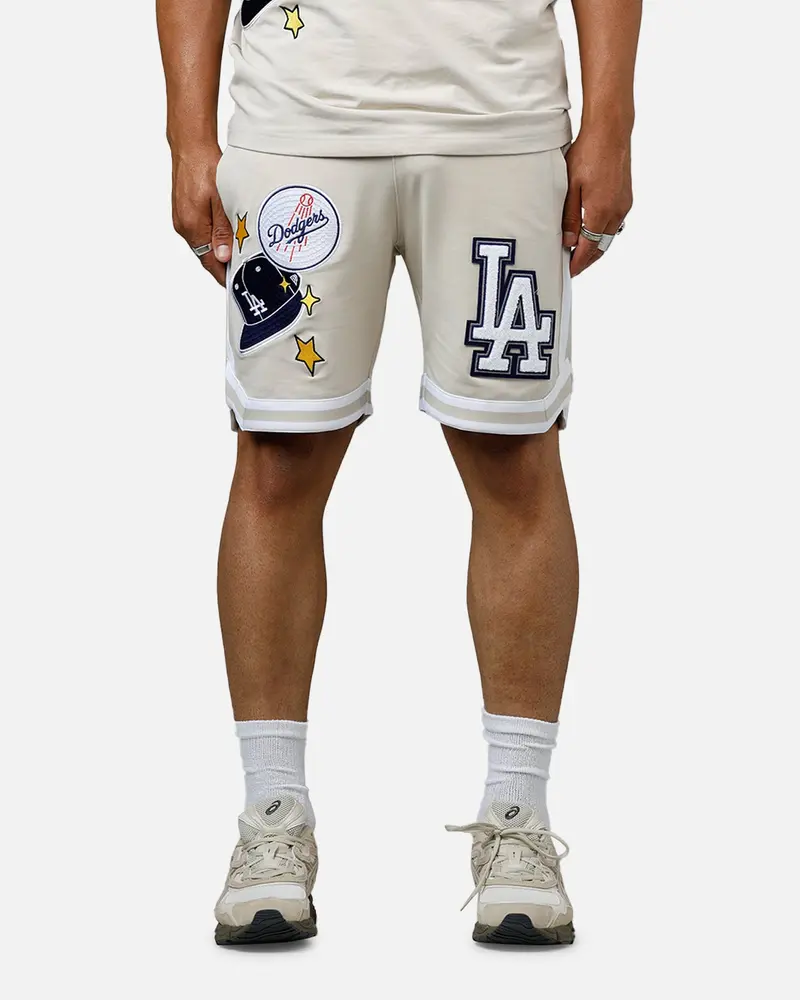 New Era Los Angeles Dodgers 'Logo Select' Summer Shorts Stone 1