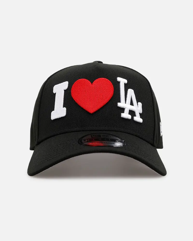 New Era Los Angeles Dodgers 'Love' 9Forty A-Frame Snapback Black 1