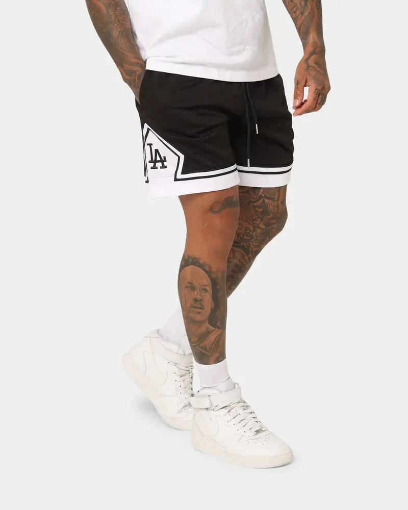 New Era Los Angeles Dodgers Mesh Shorts Black 1