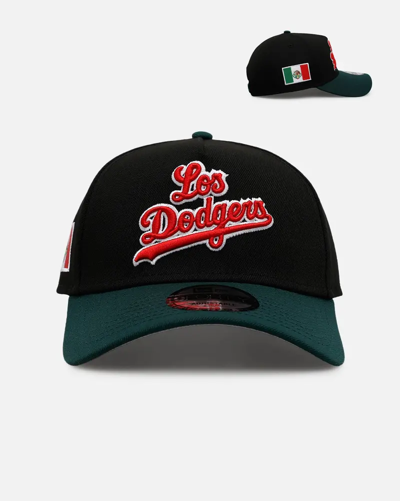 New Era Los Angeles Dodgers 'Mexican Independence Day 2.0' 9Forty A-Frame Snapback Black/Green 1