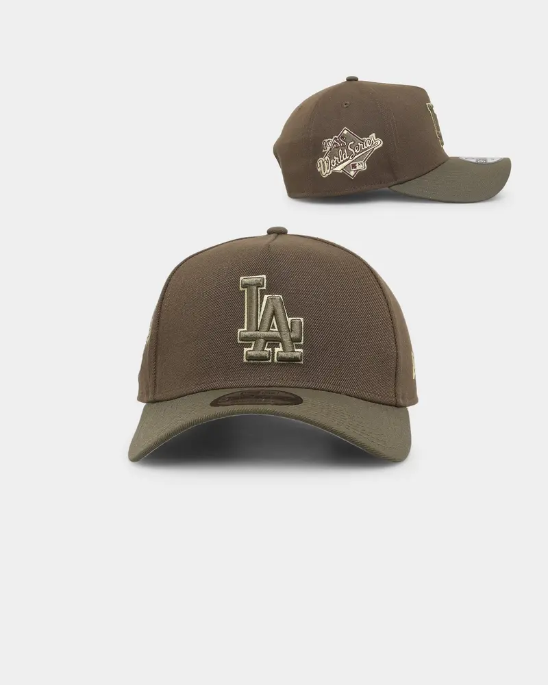 New Era Los Angeles Dodgers 'Mixed Olives' World Series 9Forty A-Frame Snapback Mixed Olives 1