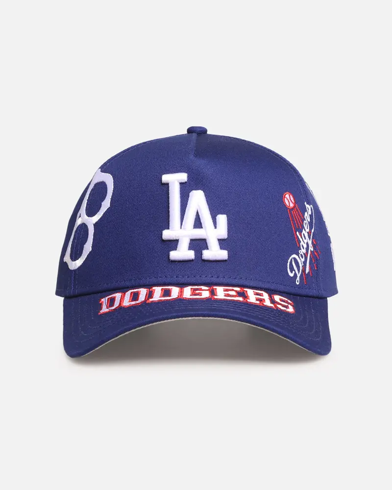 New Era Los Angeles Dodgers 'Mlb All Over Logos' 9Forty A-Frame Snapback Official Team Colour 1