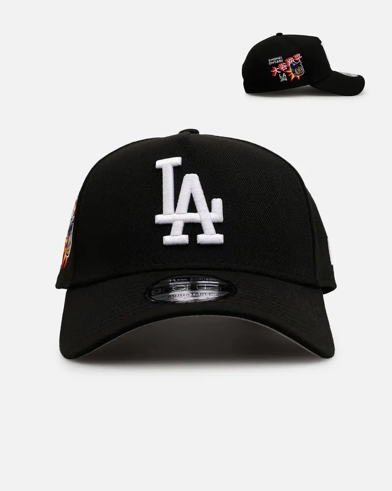 New Era Los Angeles Dodgers 'Ohtani Side Patch' Ohtani 9Forty A-Frame Snapback Black 1