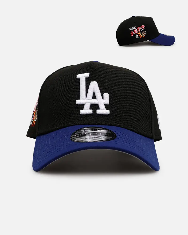 New Era Los Angeles Dodgers 'Ohtani Side Patch' Ohtani 9Forty A-Frame Snapback Black/Blue 1