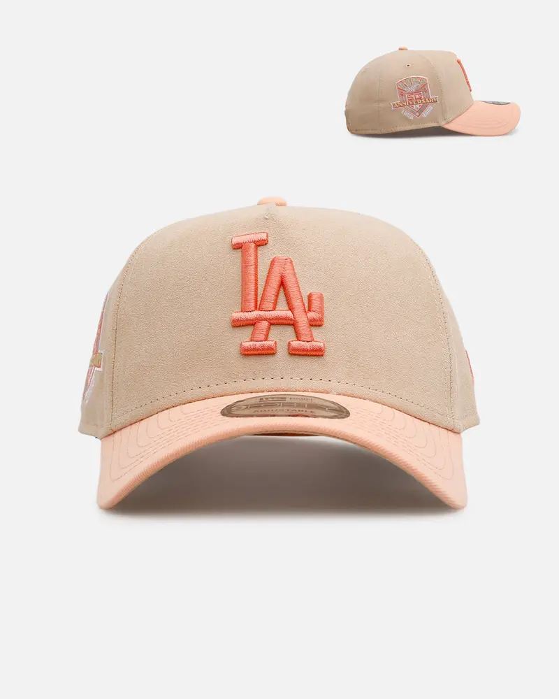New Era Los Angeles Dodgers 'Peach Suede' 9Forty A-Frame Snapback Peach 1