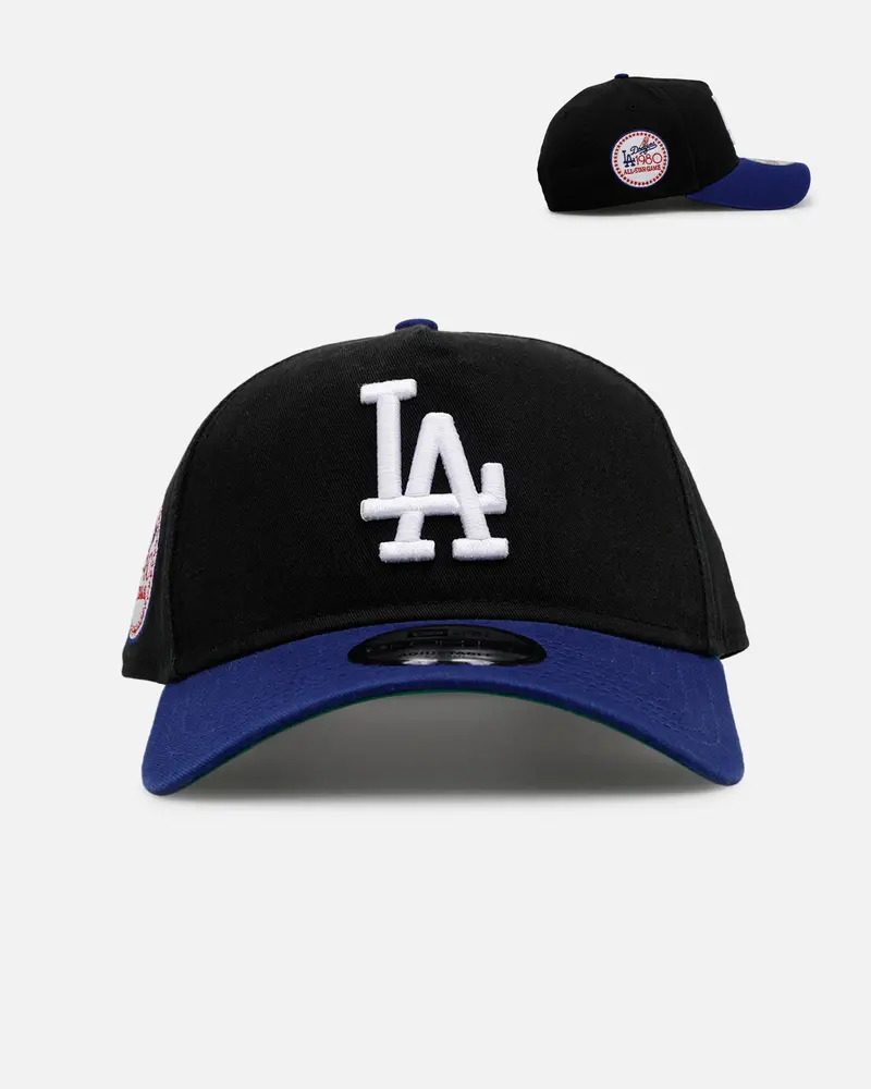 New Era Los Angeles Dodgers 'Pigment Dye Two Tone' 9Forty A-Frame Snapback Black/Official Team Color 1
