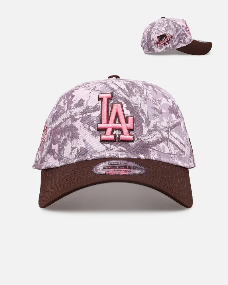 New Era Los Angeles Dodgers 'Pink Tree Camo' 9Forty A-Frame Snapback Pink 1