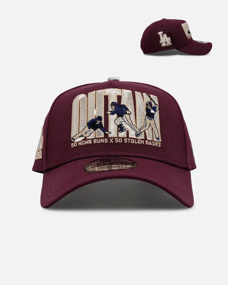 New Era Los Angeles Dodgers 'Plum' Ohtani 9Forty A-Frame Snapback Plum 1