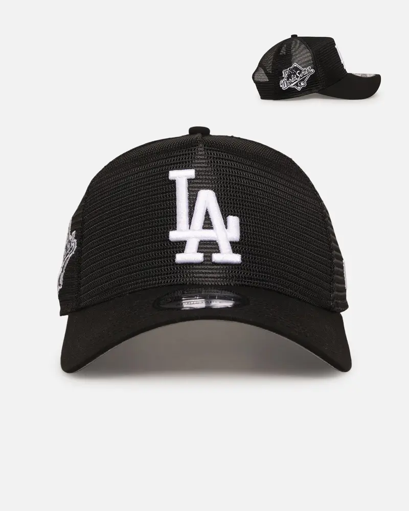 New Era Los Angeles Dodgers 'Polychromatic Mesh' 9Forty A-Frame Snapback Black/White 1