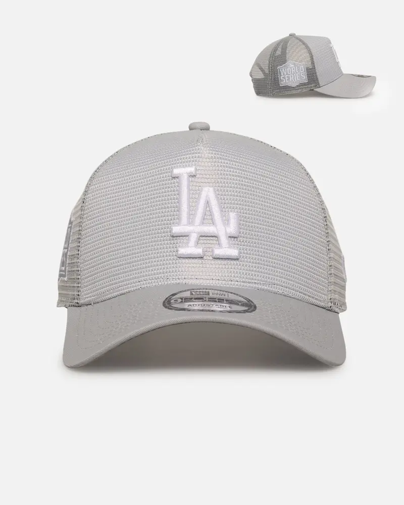 New Era Los Angeles Dodgers 'Polychromatic Mesh' 9Forty A-Frame Snapback Grey 1