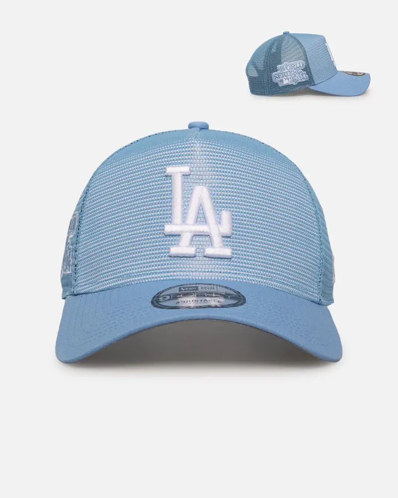 New Era Los Angeles Dodgers 'Polychromatic Mesh' 9Forty A-Frame Snapback Sky Blue 1