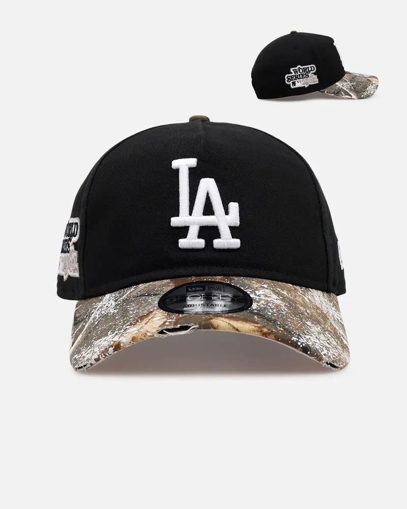 New Era Los Angeles Dodgers 'Seasoned Camo' 9Forty A-Frame Snapback Black/Camo 1