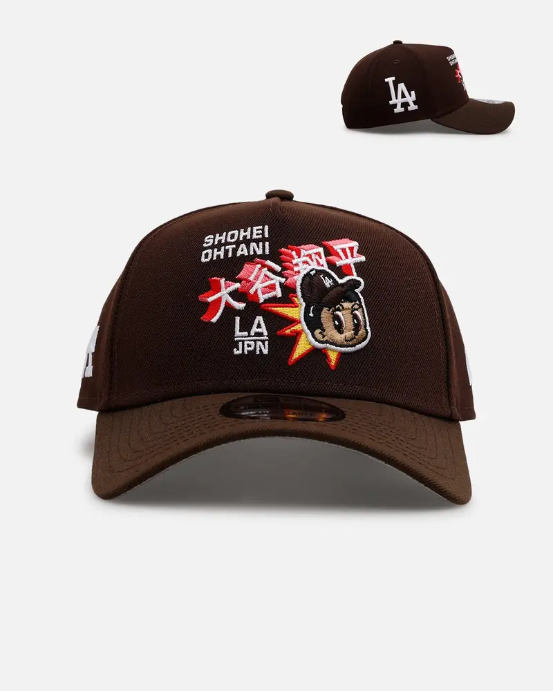 New Era Los Angeles Dodgers 'Shotime' 9Forty A-Frame Snapback Brown 1