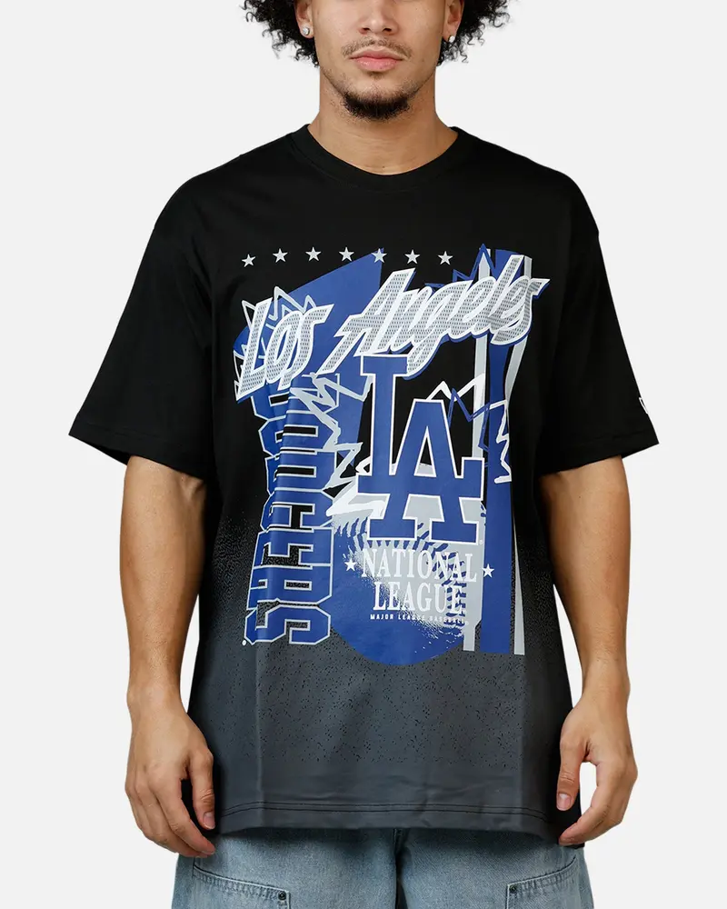 New Era Los Angeles Dodgers Sport Class T-Shirt Black 1
