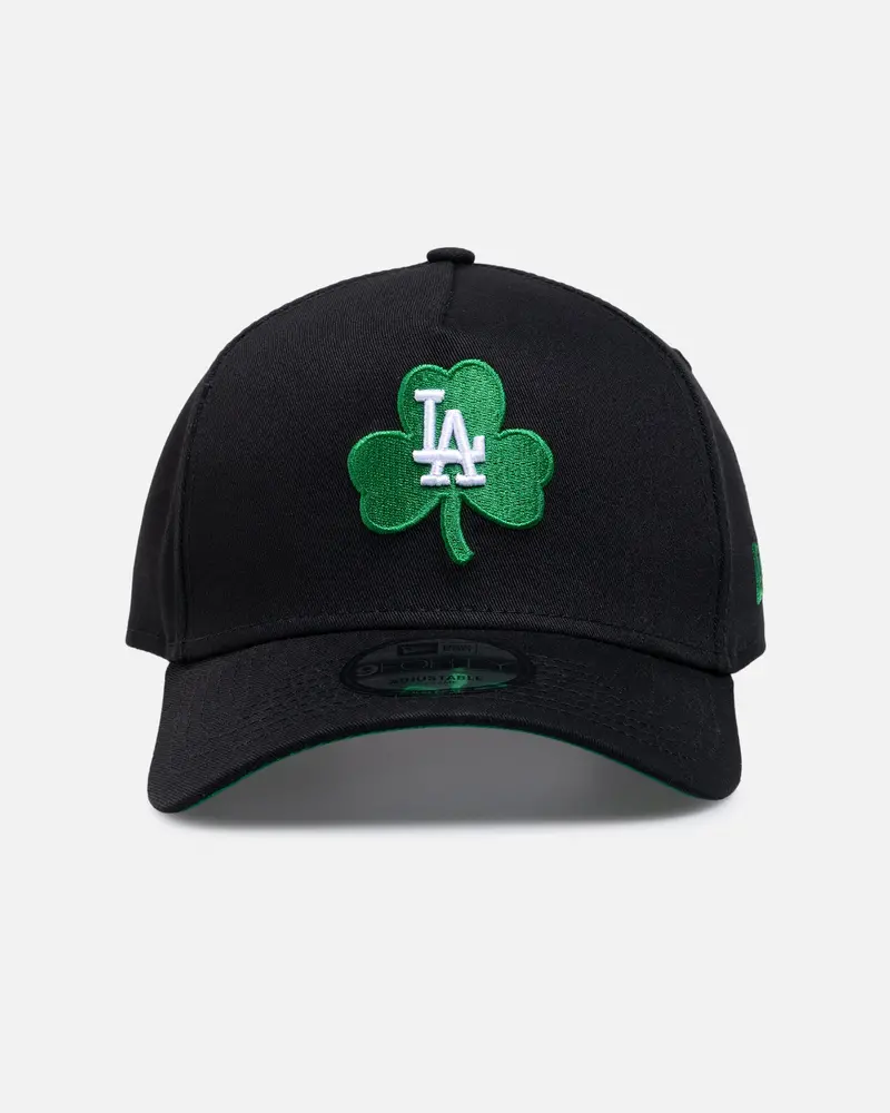 New Era Los Angeles Dodgers 'St.Patrick's Day' 9Forty A-Frame Snapback Black/Green 1