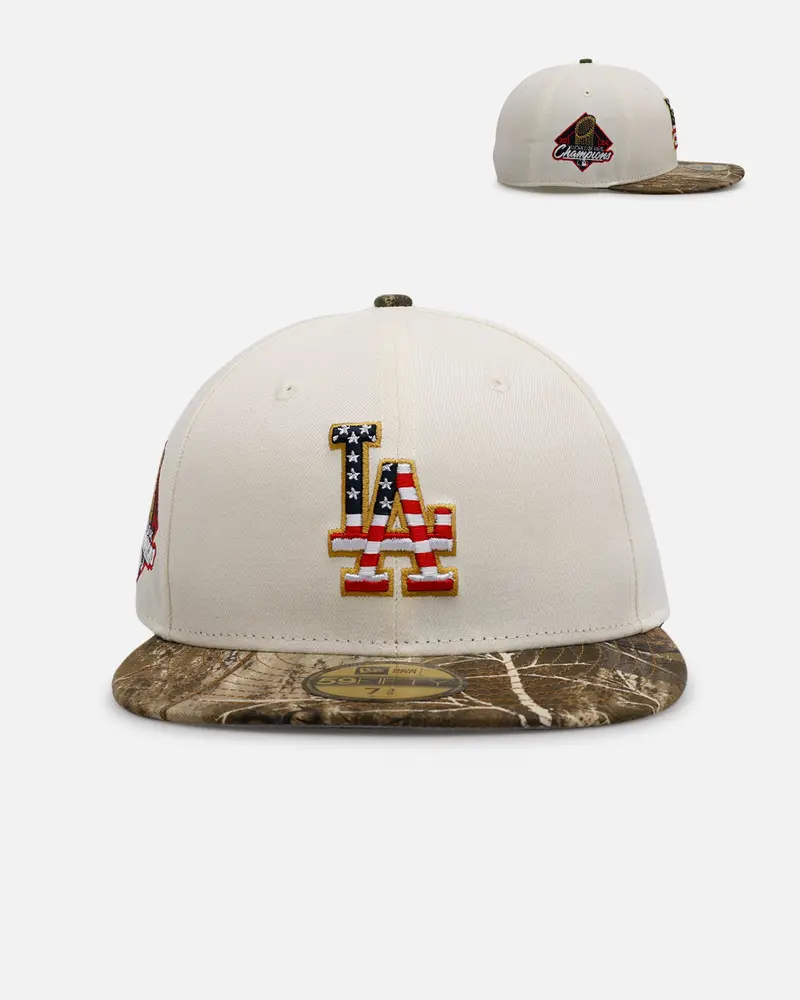 New Era Los Angeles Dodgers 'Stars And Stripes' 59Fifty Fitted Chrome 1
