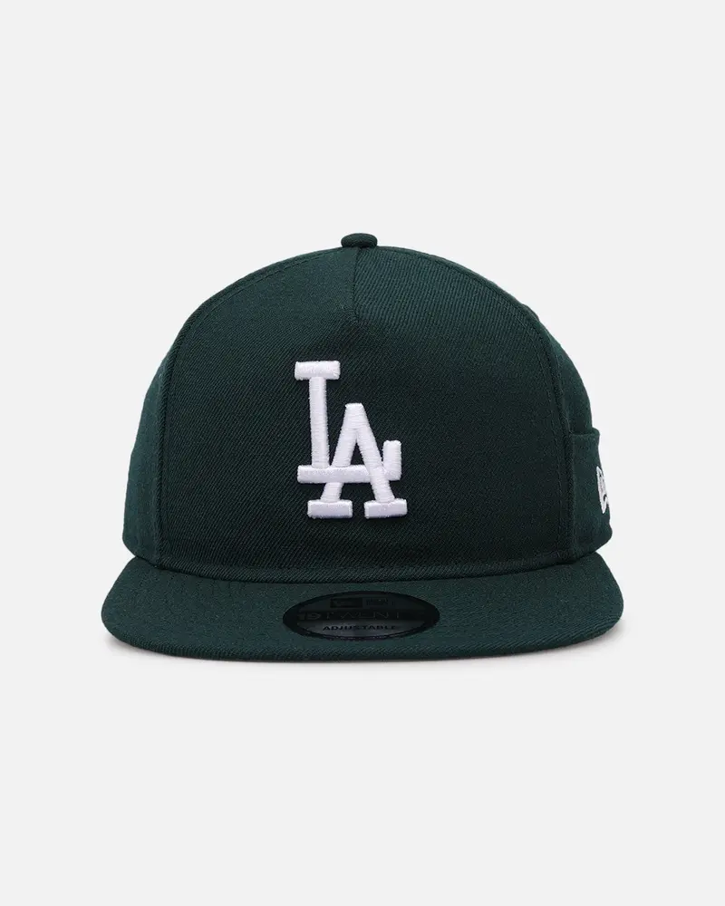 New Era Los Angeles Dodgers 'Stash Pocket' 19Twenty Snapback Dark Green 1