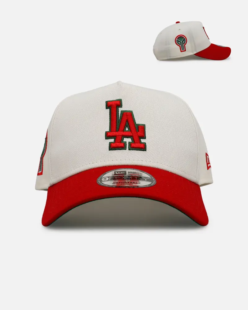 New Era Los Angeles Dodgers 'Strawberry' 9Forty A-Frame Snapback Chrome/Red 1
