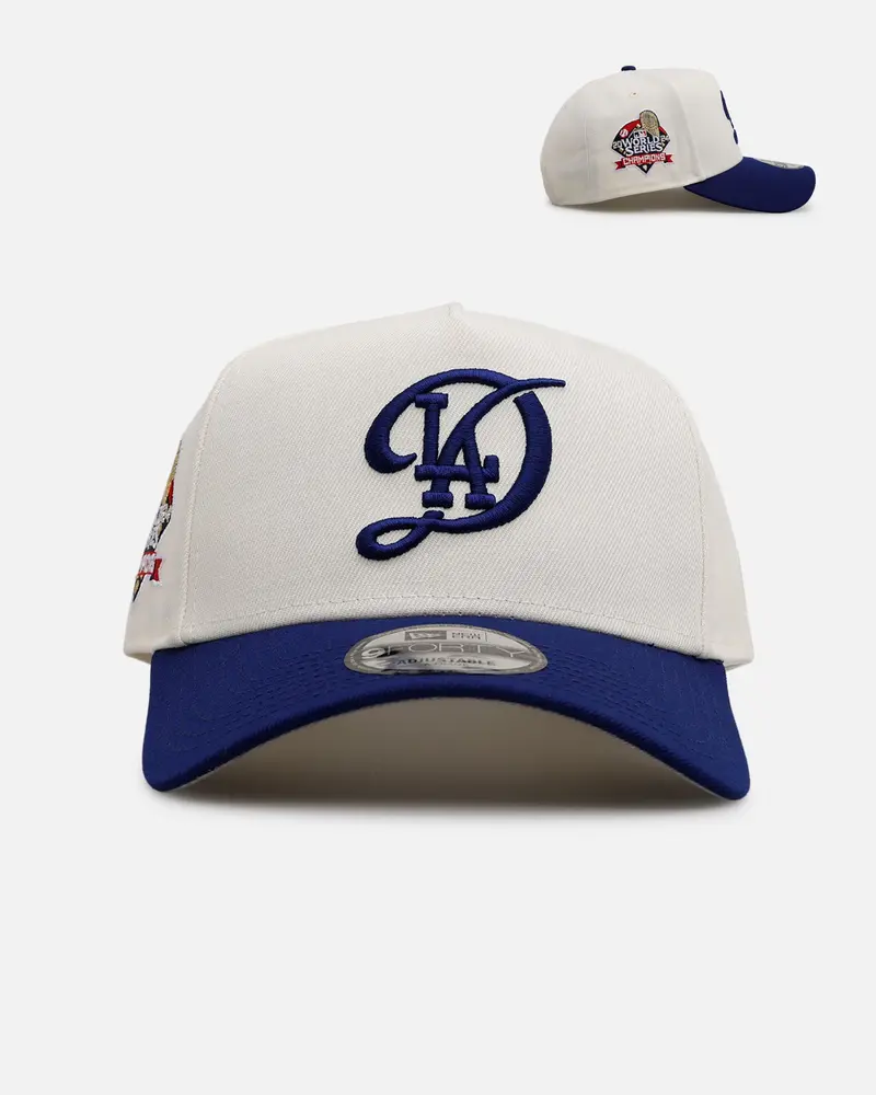 New Era Los Angeles Dodgers 'Team Color Visor' 9Forty A-Frame Snapback Chrome/Official Team Color 1