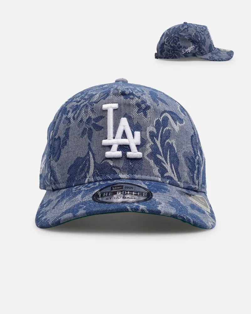 New Era Los Angeles Dodgers 'Three Looms' Golfer Strapback Denim 1