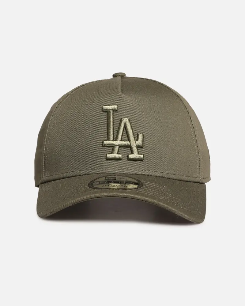 New Era Los Angeles Dodgers 'Tonal Olive' 9Forty A-Frame Snapback Olive 1