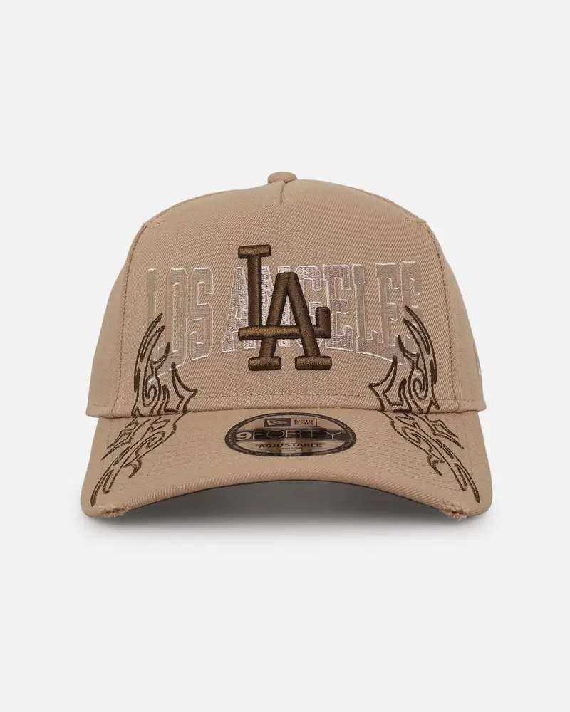 New Era Los Angeles Dodgers 'Tribal' 9Forty A-Frame Snapback Camel 1
