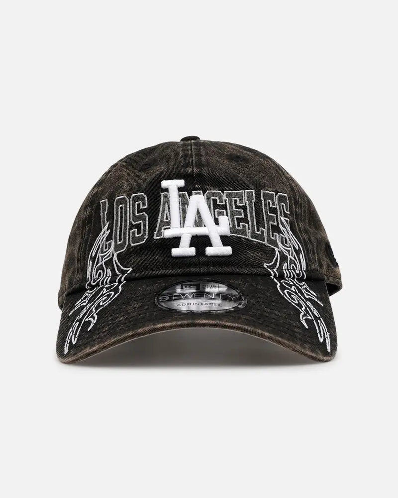 New Era Los Angeles Dodgers 'Tribal' Classic Casual Strapback Washed Black 1