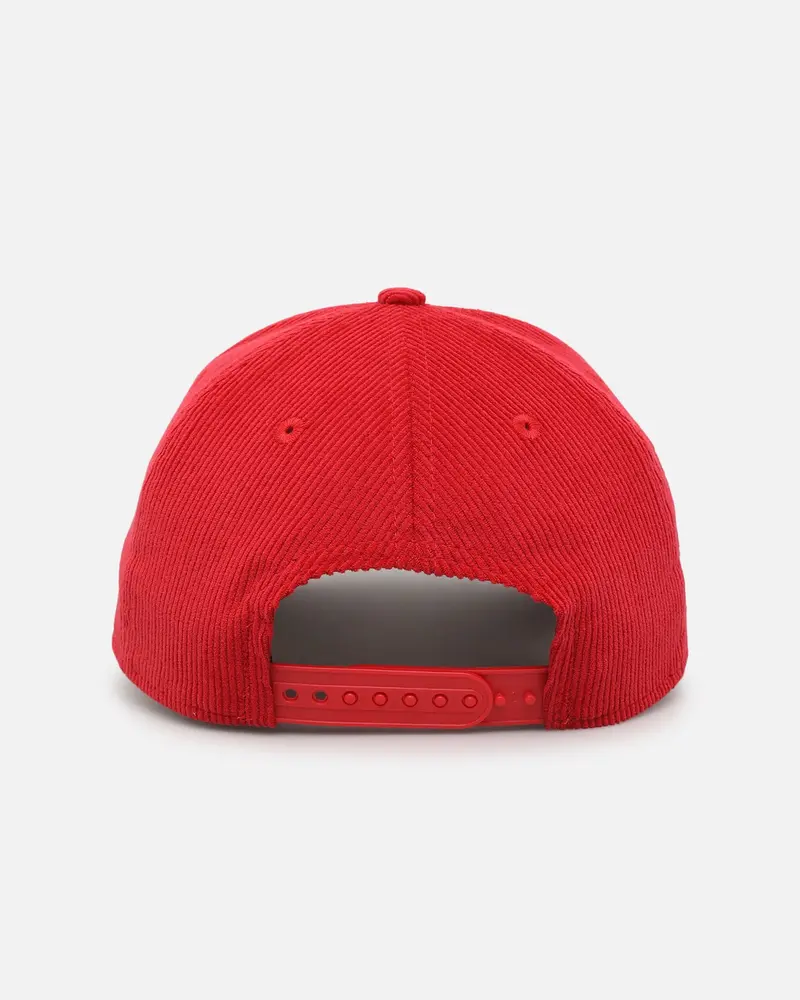 New Era Los Angeles Dodgers 'Upside Down La Cord' 9Forty A-Frame Corduroy Snapback Scarlet 2