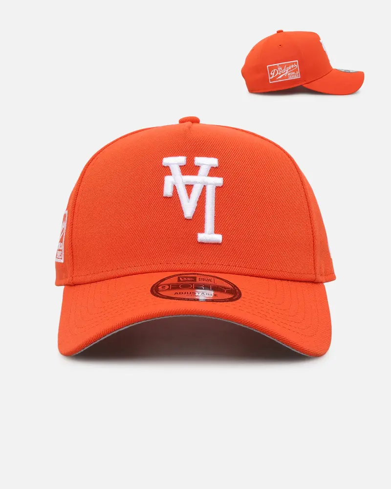 New Era Los Angeles Dodgers 'Upside Down La Polychromatic' 9Forty A-Frame Snapback Orange 1