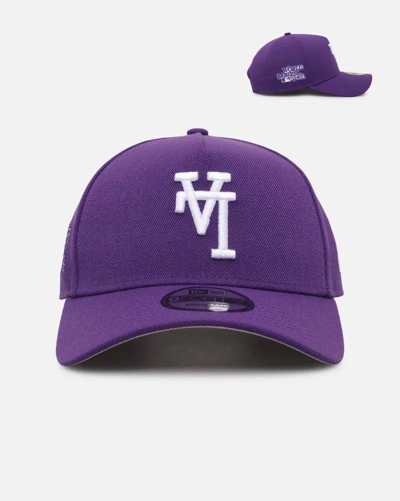 New Era Los Angeles Dodgers 'Upside Down La Polychromatic' 9Forty A-Frame Snapback Purple 1