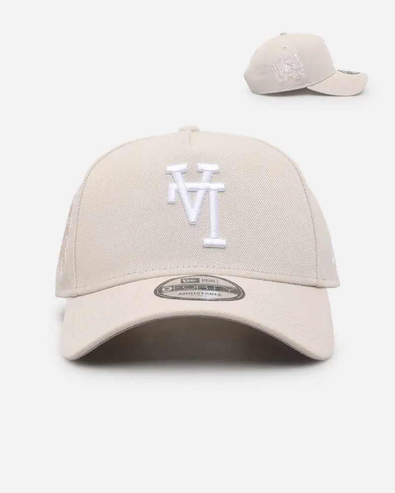 New Era Los Angeles Dodgers 'Upside Down La Polychromatic' 9Forty A-Frame Snapback Stone 1