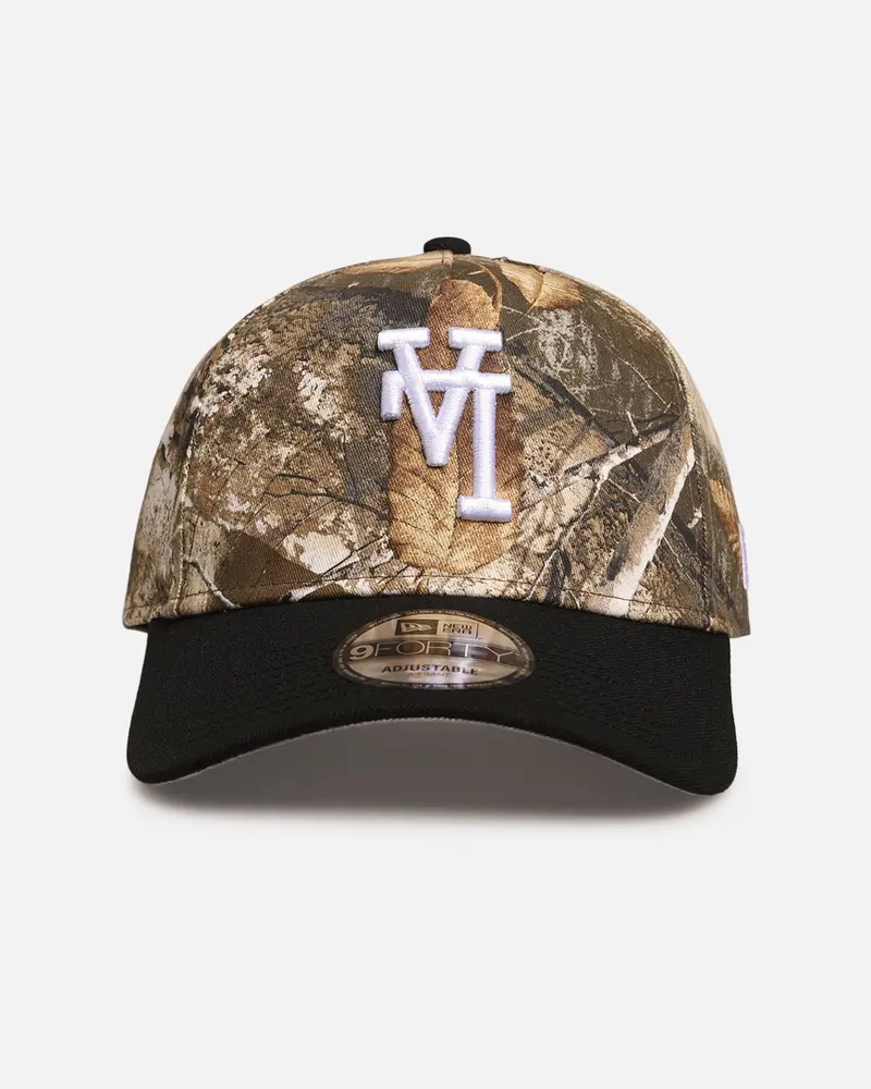 New Era Los Angeles Dodgers 'Upside Down Logo' 9Forty A-Frame Snapback Realtree Camo 1