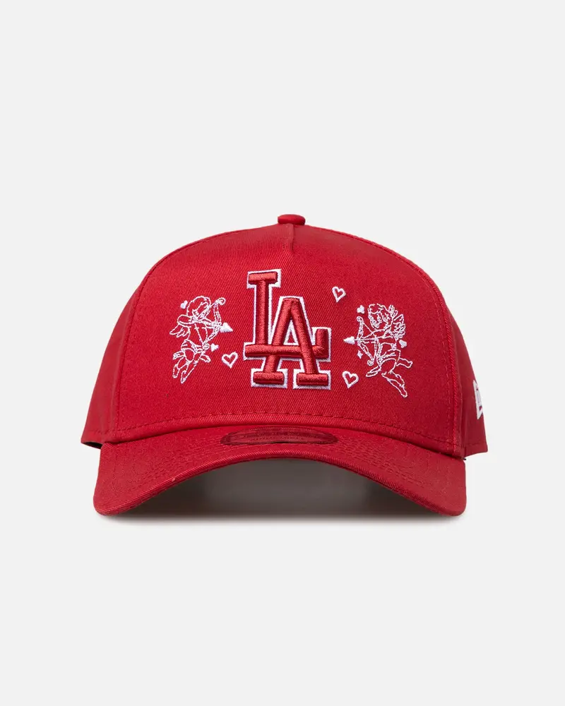New Era Los Angeles Dodgers 'Valentines Day' 9Forty A-Frame Snapback Dark Red 1